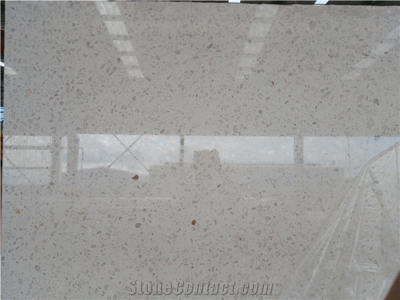 Crystal White Bao Lai Artificial Stone Slabs