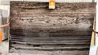 Cappuccino Brown Marble Slabs