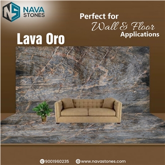 Lava Oro Marble Slabs