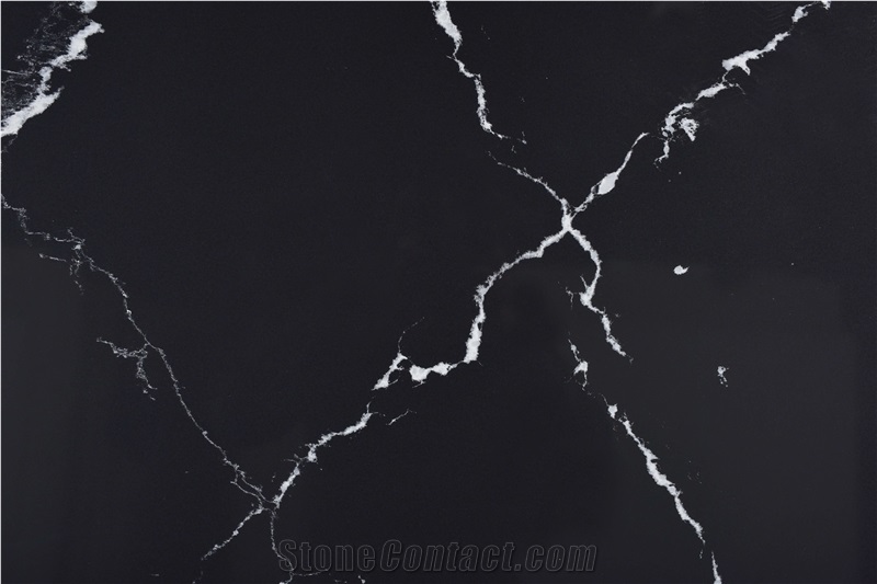 AQ8672 Nero Oriental Quartz Slabs