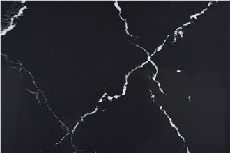 AQ8672 Nero Oriental Quartz Slabs