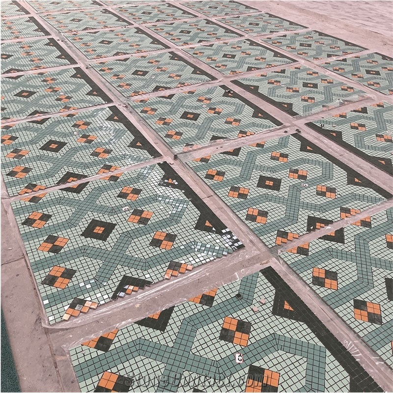 Ceramic Mosaic  Floor Tile For Floor Mosaic