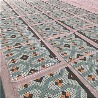 Ceramic Mosaic  Floor Tile For Floor Mosaic