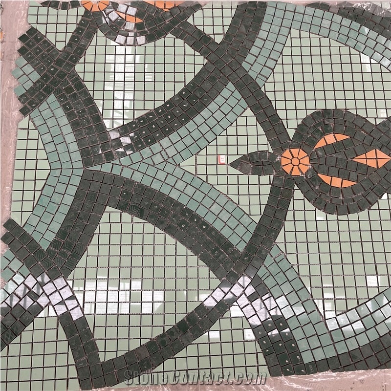 Ceramic Mosaic  Floor Tile For Floor Mosaic