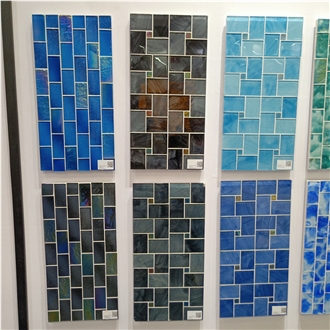 New Design Glass Mosaic For Bathroom Mosaic