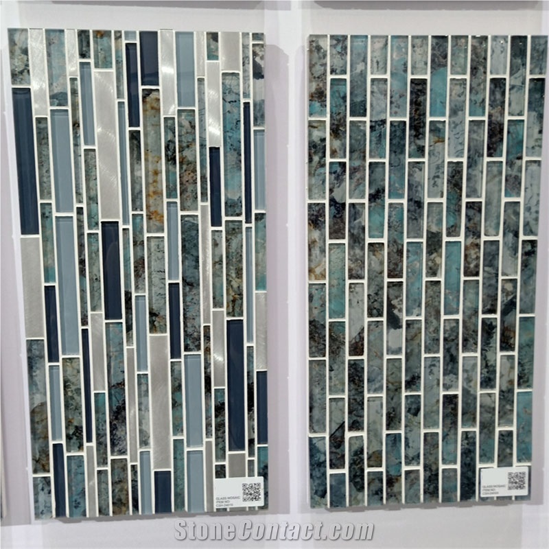 New Design Glass Mosaic For Bathroom Mosaic