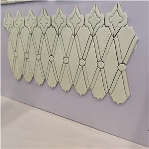 Quality Wall Decoration White  Mosaic For Home And Hotel