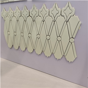 Quality Wall Decoration White  Mosaic For Home And Hotel