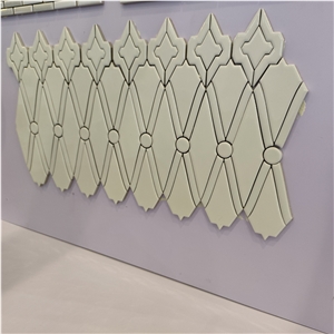 Quality Wall Decoration White  Mosaic For Home And Hotel