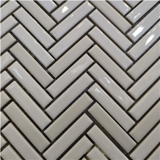 Rhomboid Ceramic Mosaic Tile For Kitchen Mosaic