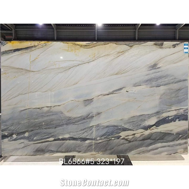 3230X1970 Blue Quartzite  For Background Wall Design  Slabs