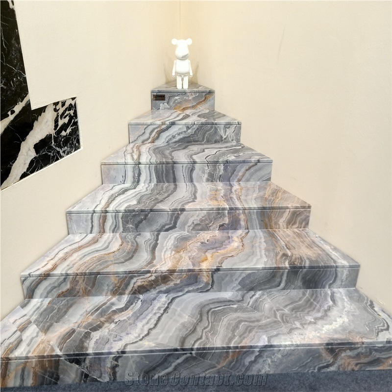 Interior Yinxun Palissandro Marble For Stone Stair