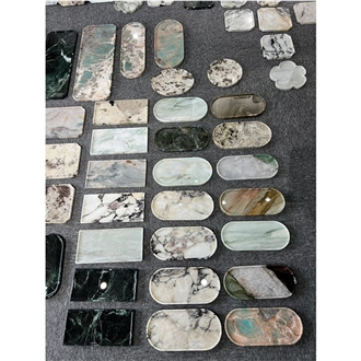 Nature Stone Tea Tray For Kitchen Accessories