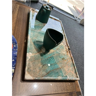 Nature Stone Tea Tray For Kitchen Accessories