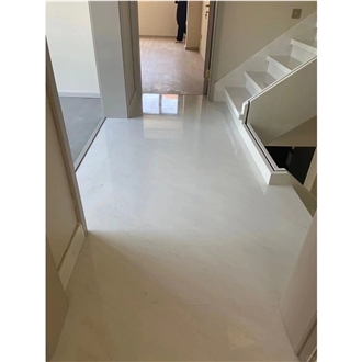 Nature White Polaris Marble Stair For Stone Steps