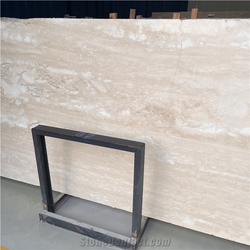 Navona Ivory Travertine Slabs, Tiles For  Wall Tiles