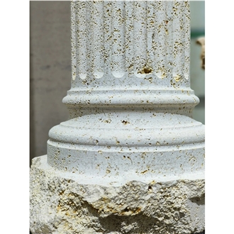 Travertine Roman Column Building For Interior Decoration