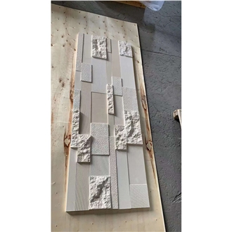 White Culture Stone Veneer For Exterior Wall