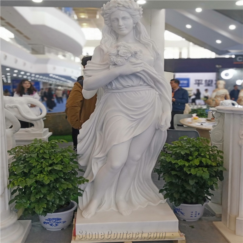 White Marble Stone Design For Human Sculpture