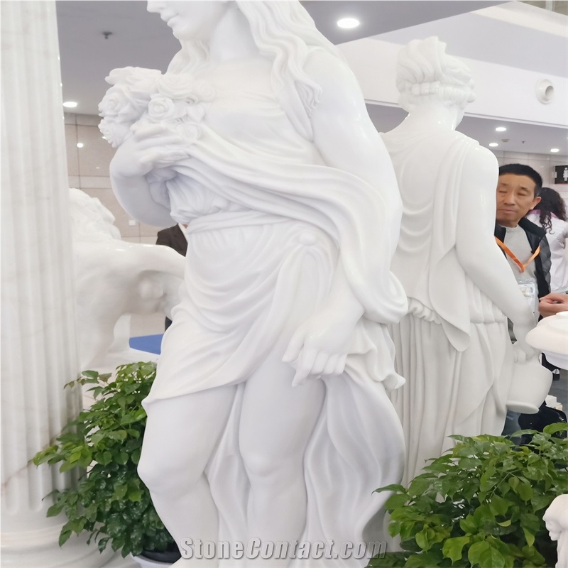 White Marble Stone Design For Human Sculpture