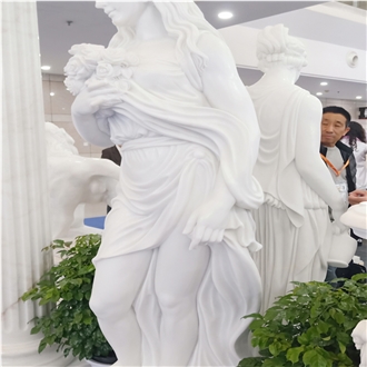 White Marble Stone Design For Human Sculpture