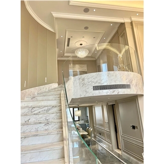 White Volakas Marble For Stone Steps