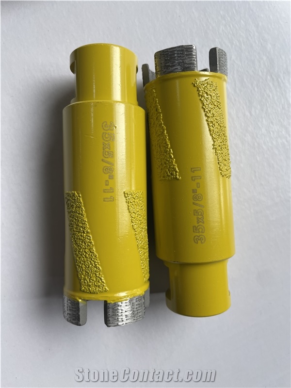DIA35X5/8"-11  Core Bit Vacuum-Brazed Arix Segmented