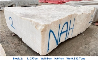 Pure White Onyx Blocks