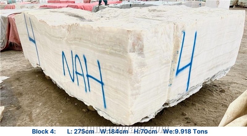 Pure White Onyx Blocks