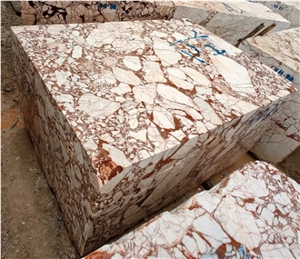 Luxury Red Viola Calacatta Marble Tiles