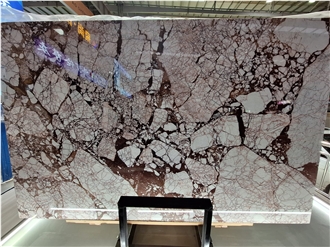 Vietnam Crystal Pink Marble, Vietnam Calacatta Viola Marble Slabs