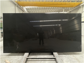 Pure Black Quartz Quartz Slabs Pure Black Quartz Quartz Slabs