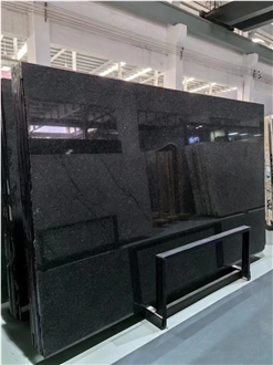 Angola Black Granite Slabs Polished