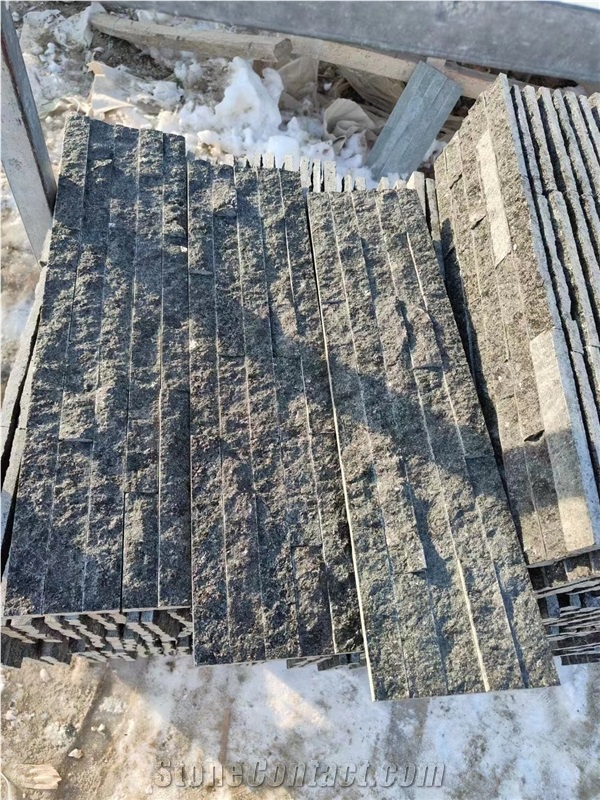 Black Pearl Quartzite Stone Wall Cladding Panels