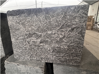 China Blue Limestone Mushroom Split Wall Stone