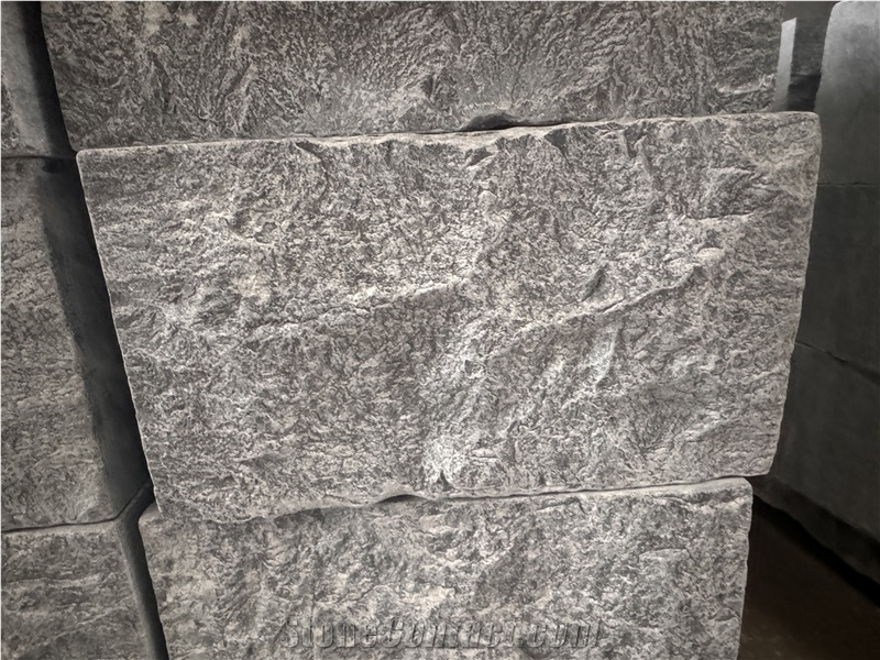 China Blue Limestone Mushroom Split Wall Stone