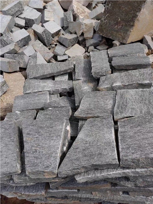 China Grey Quartzite Flagstone For Landscape
