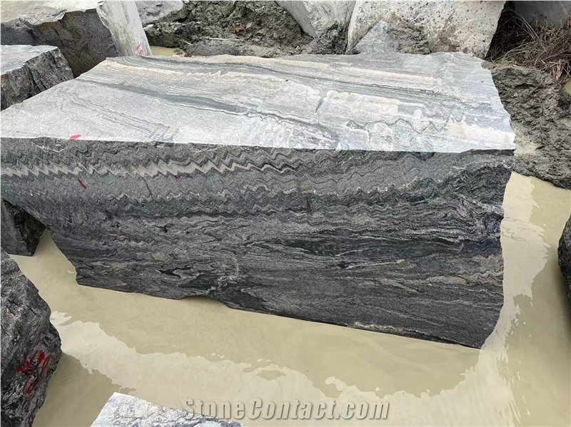 China Juparana Grey Granite Blocks