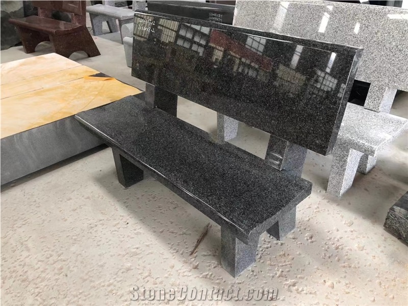 Granite Bench For Cemetery Street Bench