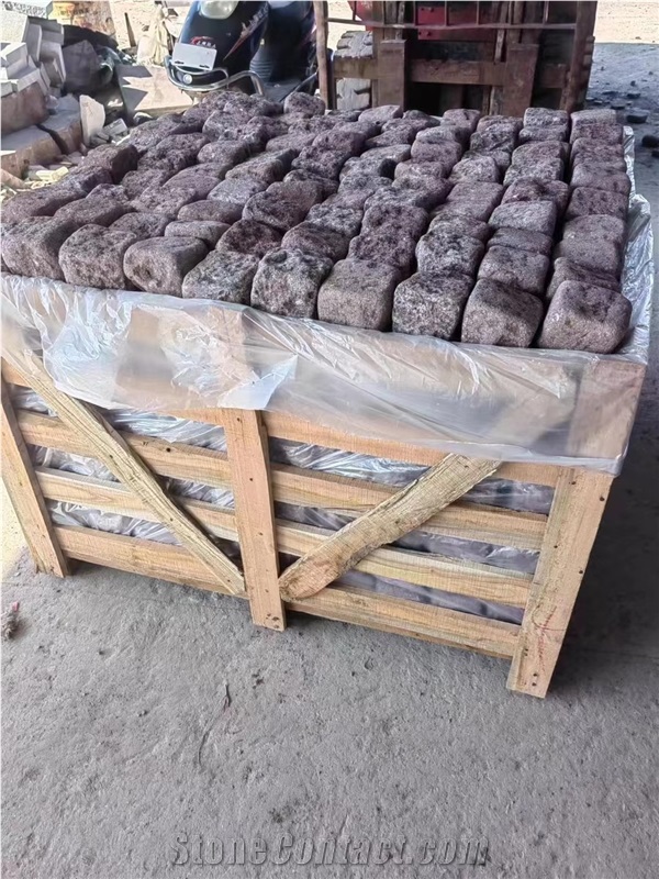 Granite Landscape Paving Cobble Stones