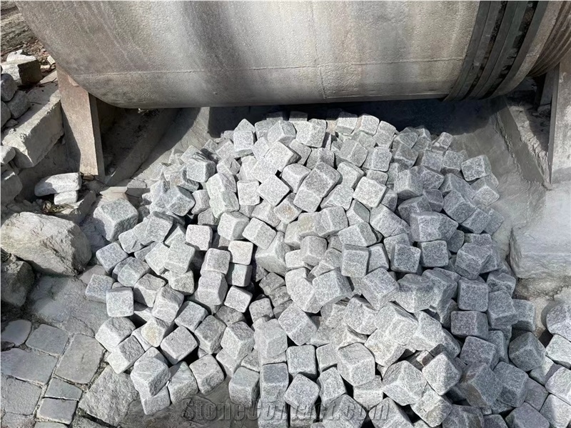 Granite Landscape Paving Cobble Stones