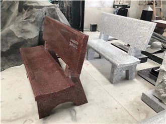 Granite Patio Bench Polished