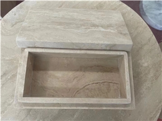 Italian Marble Red Jasper Tea Trays For Kitchen Dining Decor