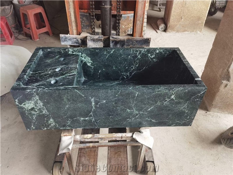 Rectangle Marble Statuario Wash Basin For Hotel Bathroom