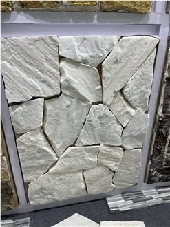 SPA White Quartzite Exposed Wall Stone For Featuree Wall SPA White Quartzite Exposed Wall Stone For Featuree Wall
