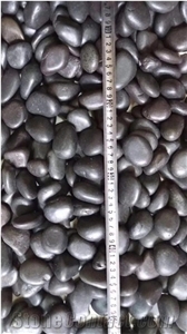 Difference Size Black Washed River Pebble Stone