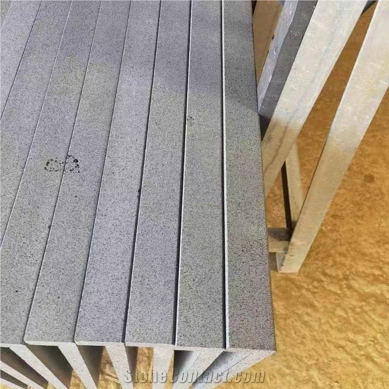 Hainan Bluestone Rebated/Drop Down/L-Shaped Pool Coping Tile