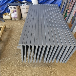 Hainan Bluestone Rebated/Drop Down/L-Shaped Pool Coping Tile