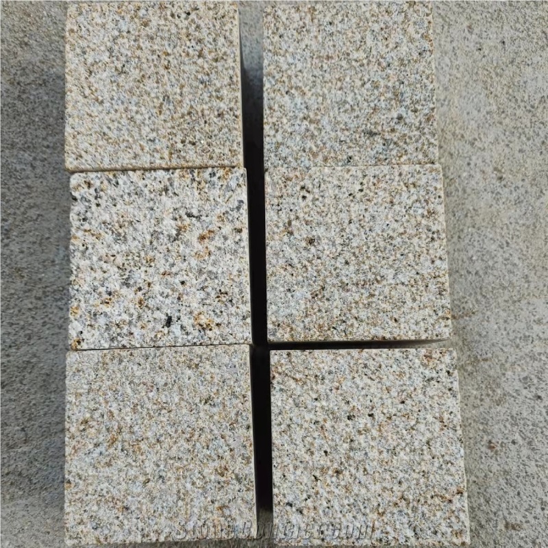 Zhangpu G682 Rustic Yellow Flamed Cubes