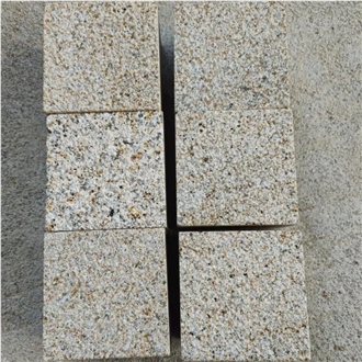 Zhangpu G682 Rustic Yellow Flamed Cubes